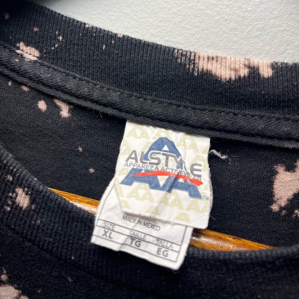Vintage Y2K bleached wolf, nature, graphic T-shirt, men’s XL - Picture 3 of 7